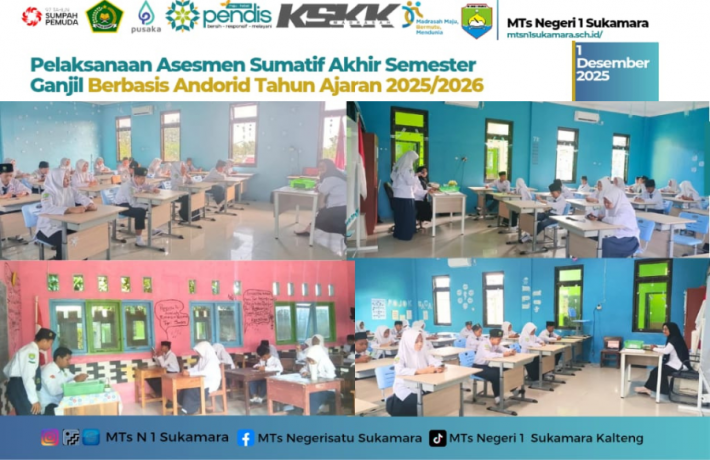 Pelaksanaan Asesmen Sumatif Akhir Semester Ganjil Berbasis Android Tahun Ajaran 2025-2026
